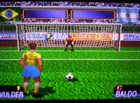 une photo d'Ã©cran de International Victory Goal sur Sega Saturn